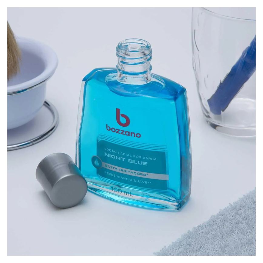 Loção Pós-Barba Bozzano Night Blue com 100ml