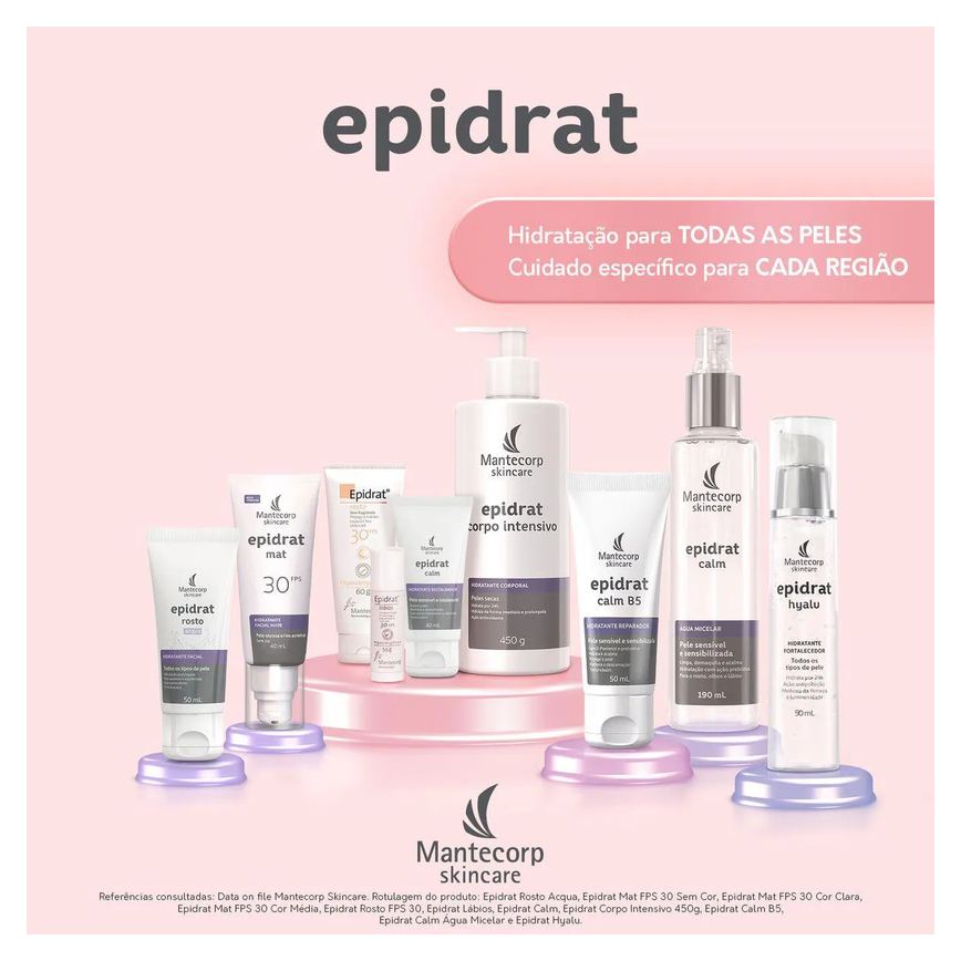 Hidratante Labial Epidrat Lábios Mantecorp FPS 30 com 5,5g