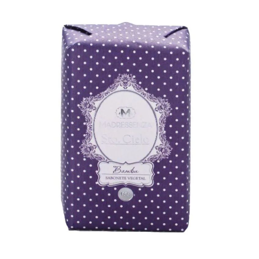 Sabonete vegetal em barra bambu madressenza 180g