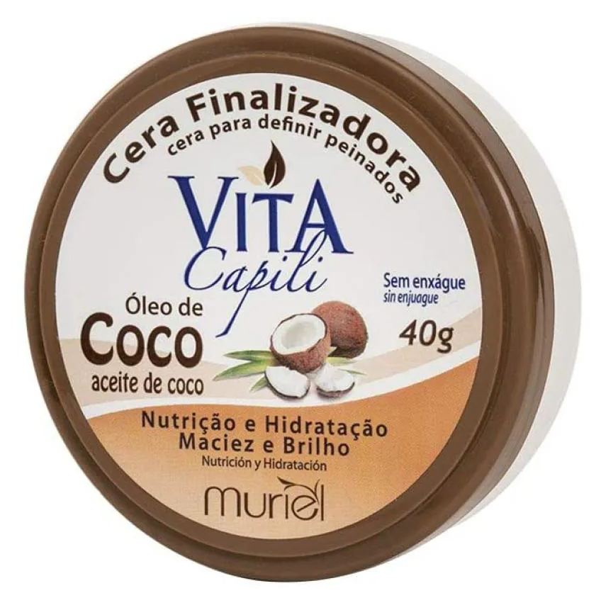 Cera Vita Finalizadora Capilar Óleo de Coco 40g