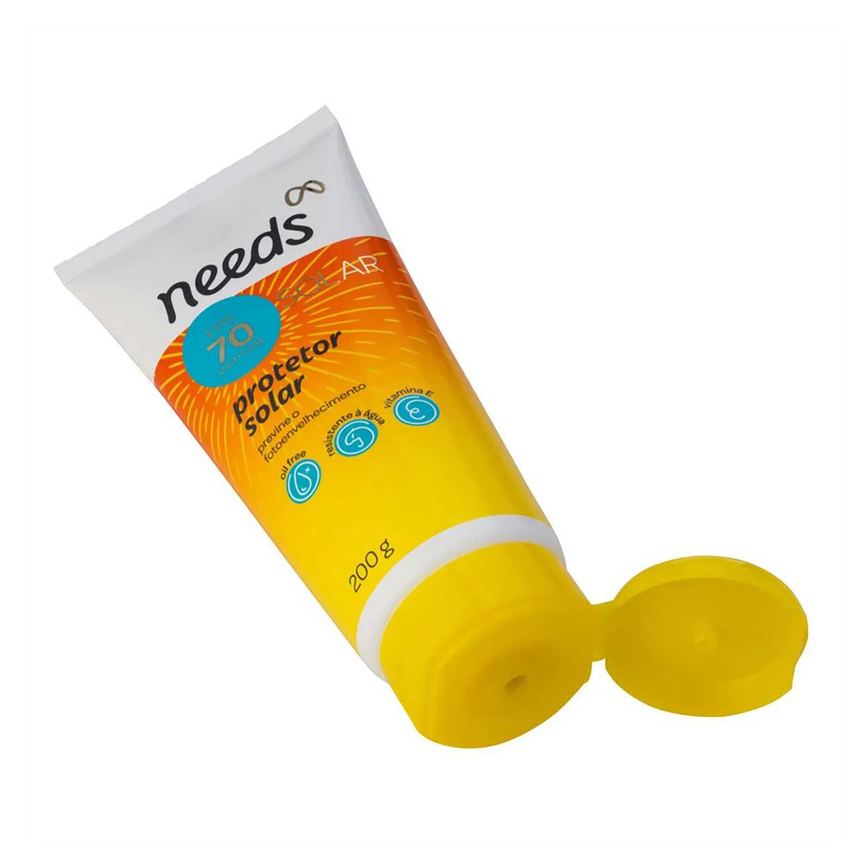 Kit Protetor Solar FPS 70 Needs Facial 40g + Corporal 200g