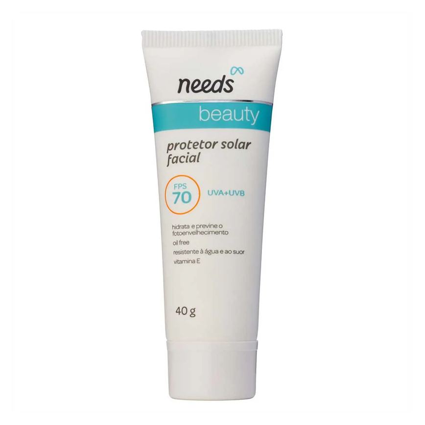 Kit Protetor Solar FPS 70 Needs Facial 40g + Corporal 200g