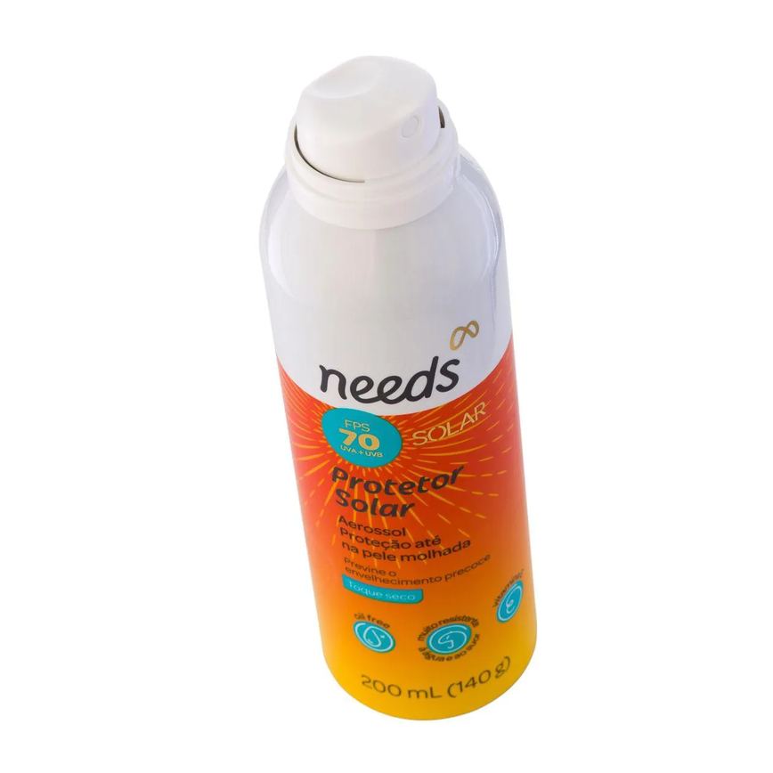 Protetor Solar Corporal FPS 70 Needs Solar Spray Aerossol 200ml