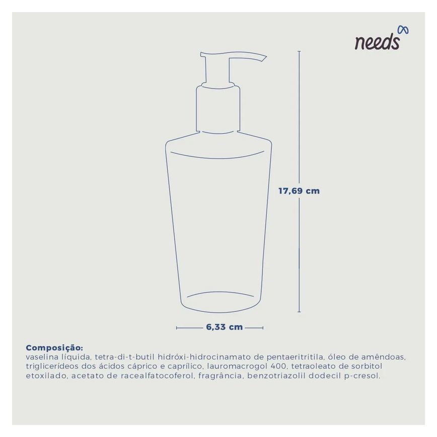 Óleo Demaquilante Needs Hidratação Equilibrada 150ml