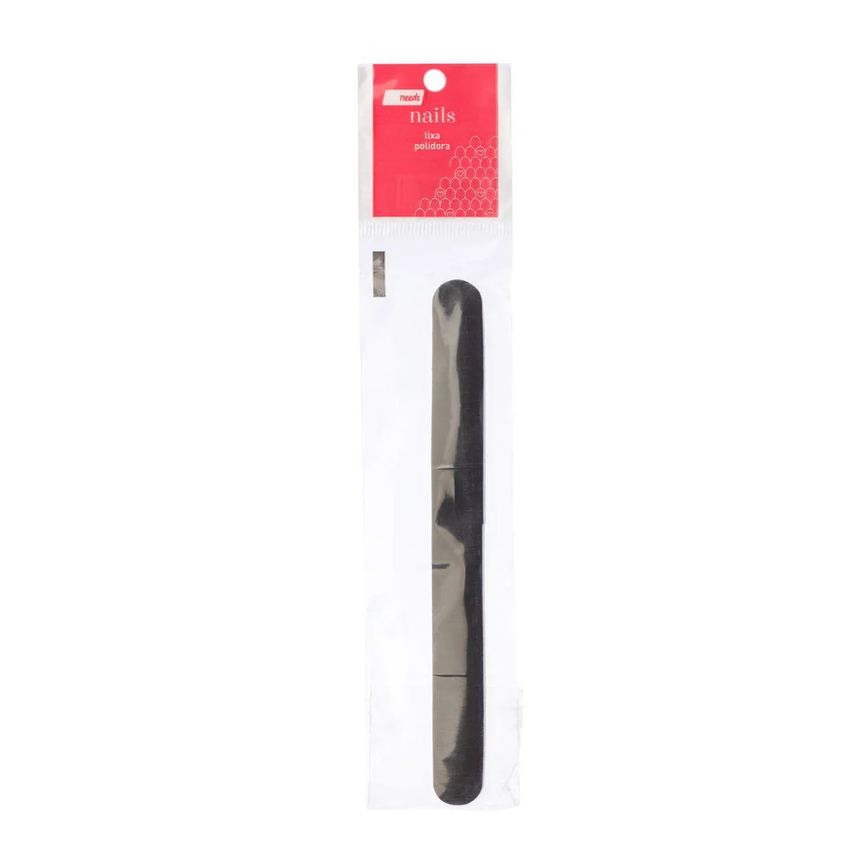 Lixa Polidora para Unhas Kiss Bloco Branca