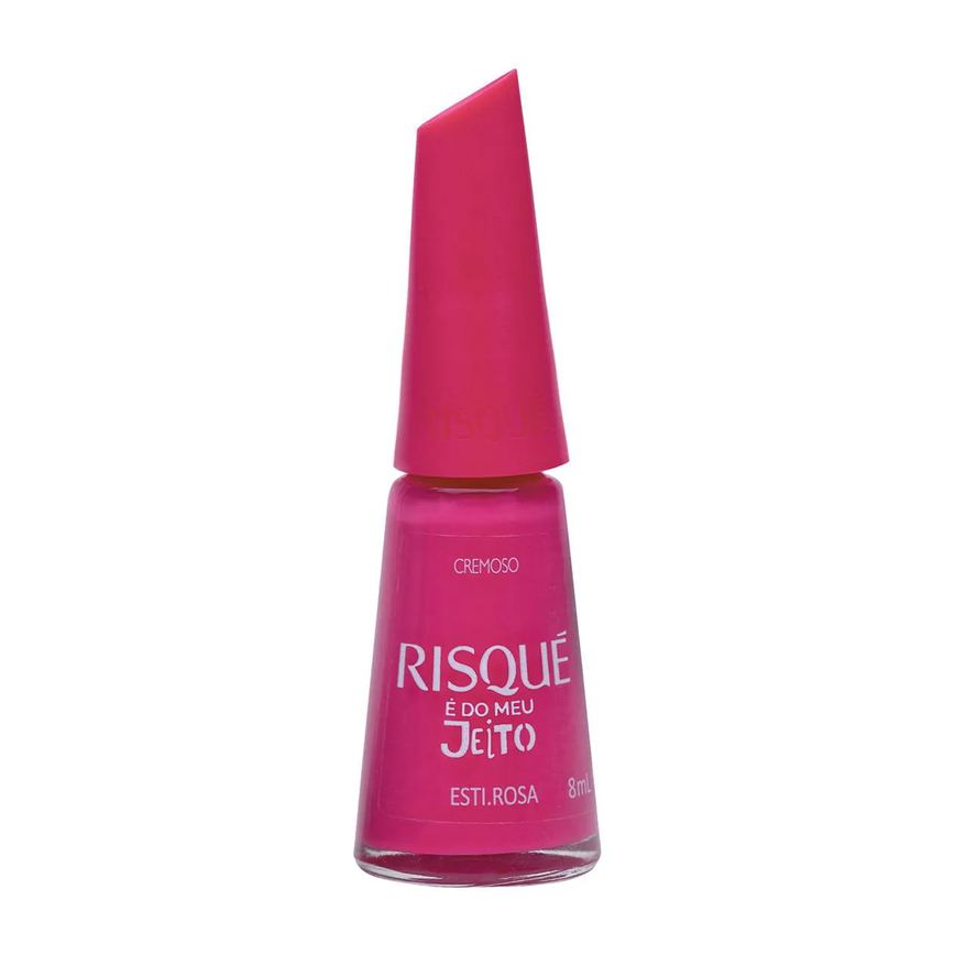 Esmalte Cremoso Risqué É do Meu Jeito 8ml - Esti.Rosa