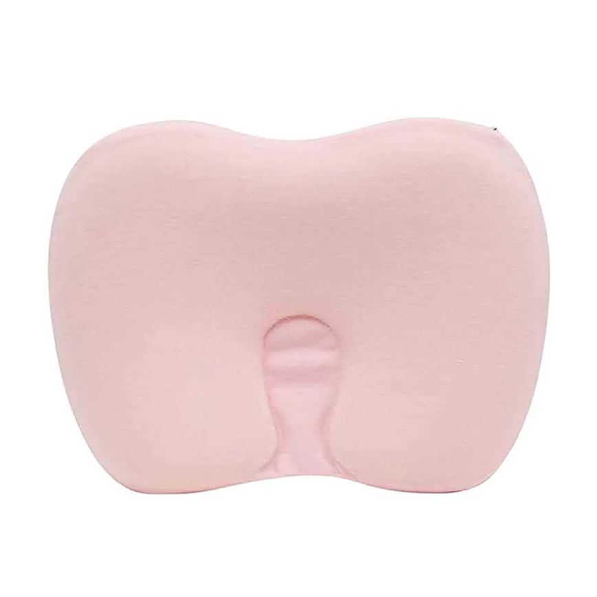Travesseiro Anatômico Buba Baby Rosa com 1 Unidade