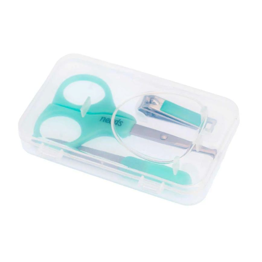 Kit Cutelaria Infantil Needs Baby 3 Itens + Estojo