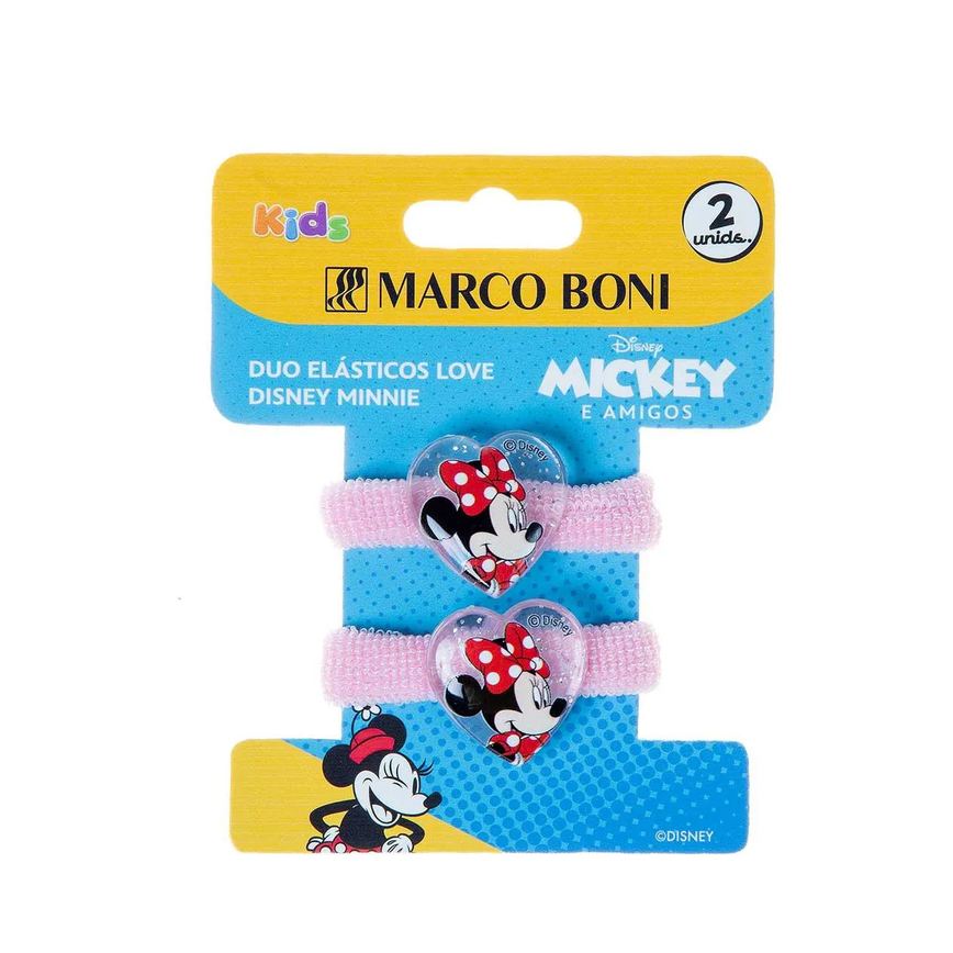Elástico de Cabelo Marco Boni Duo Elástico Disney Minnie - 2 unidades