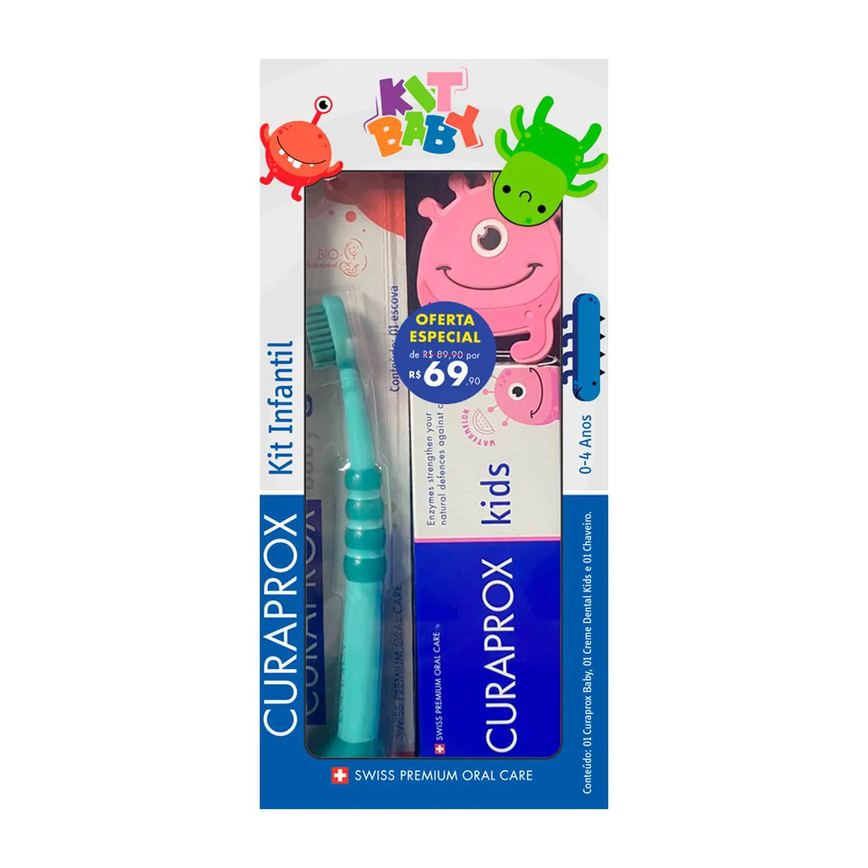 Kit Condor Uno Escova de Dente Ultramacia + Gel Dental com Flúor Menta Suave Adulto 100g