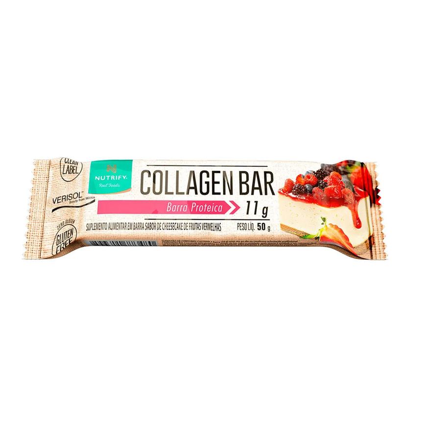 Barra Proteica Nutrify Collagen Bar Cheesecake 50g