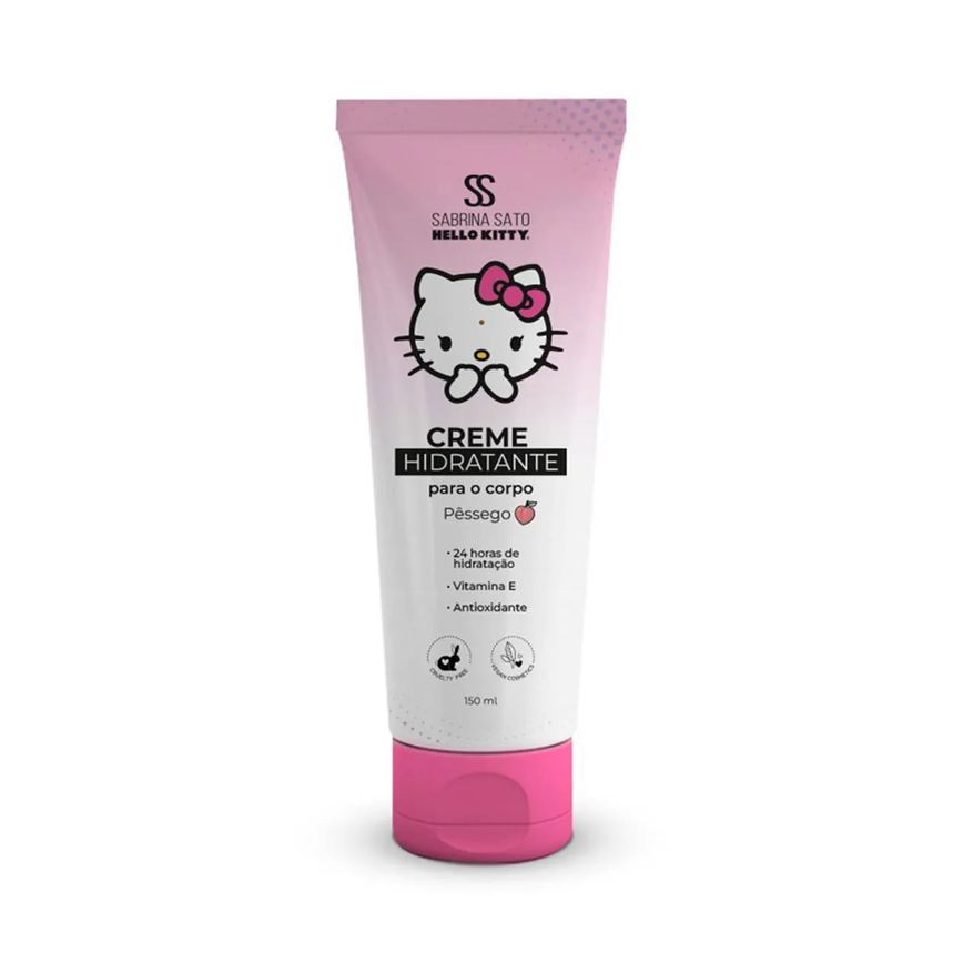Creme Hidratante Corporal Sabrina Sato x Hello Kitty Vitamina E Pêssego 150ml