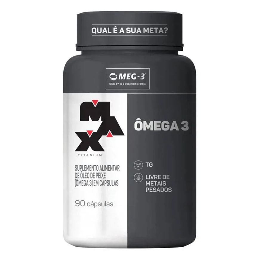 Ômega 3 90 cápsulas Max Titanium 900 G