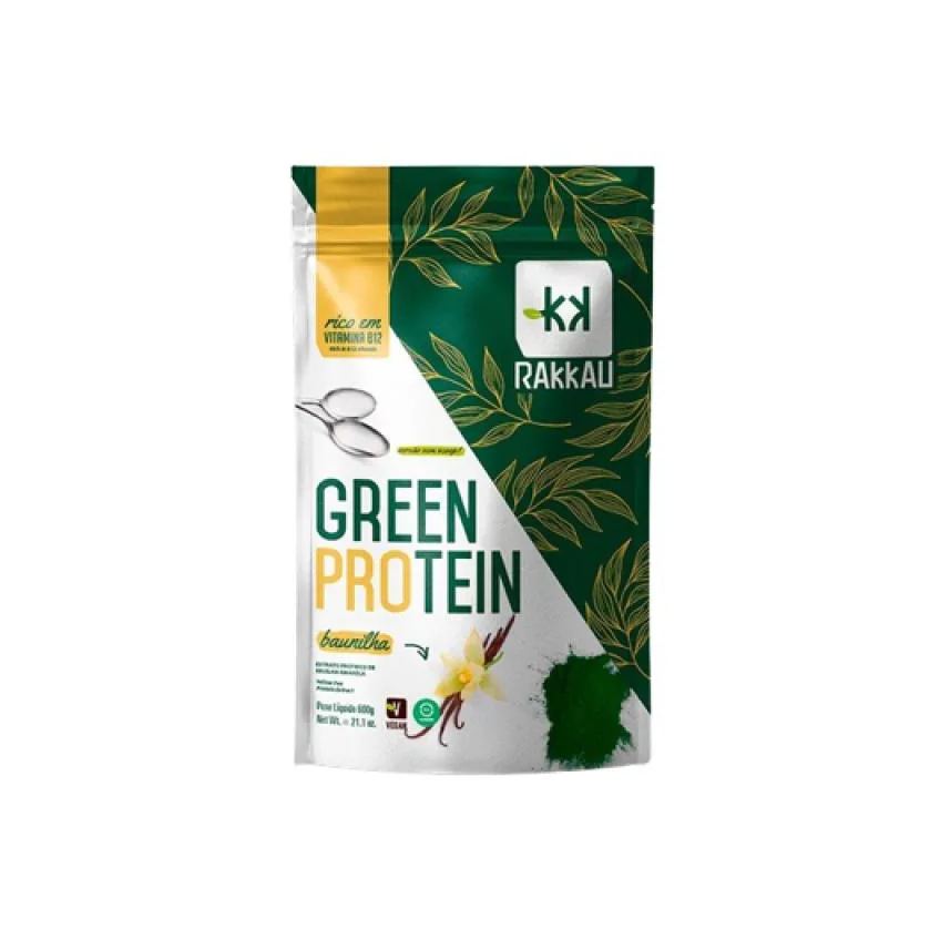 Proteína Rakkau Green Protein Baunilha Vegana 600g