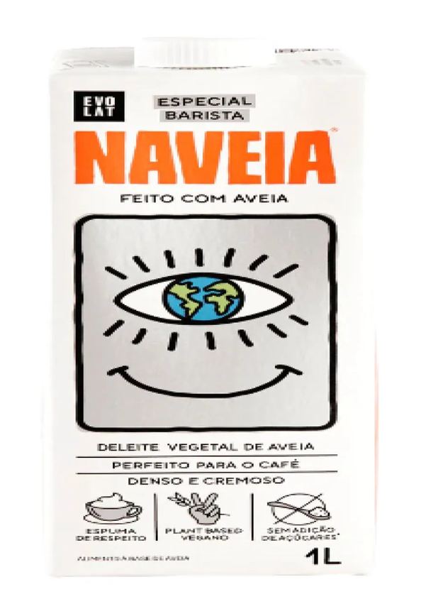 Kit 3x: bebida vegetal de aveia barista naveia 1l