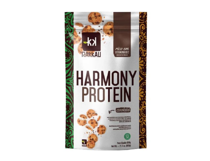 Suplemento Rakkau Vegana Harmony Protein Cookies 600g