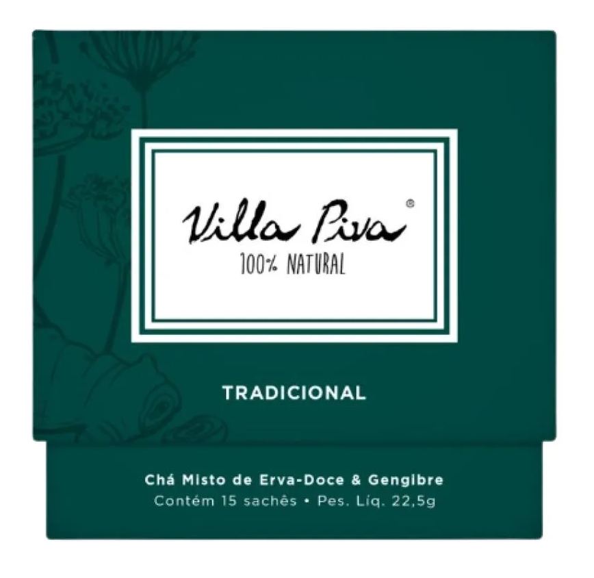 Kit 3x: Chá Misto Tradicional Villa Piva 15 Sachês
