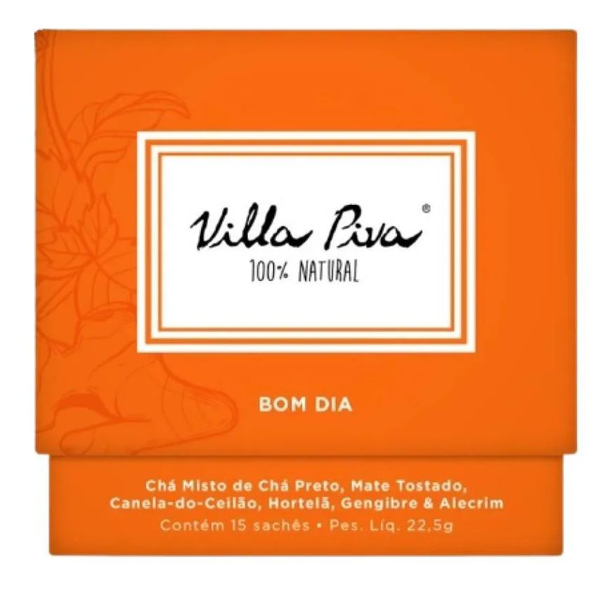 Kit 3x: Chá Misto Bom Dia Villa Piva 15 Sachês
