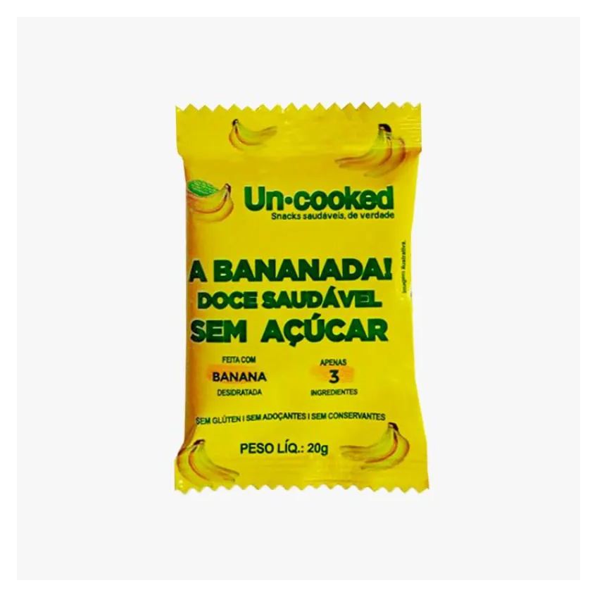 Kit 2x: a Bananada! Sem Glúten Vegano Uncooked 20g