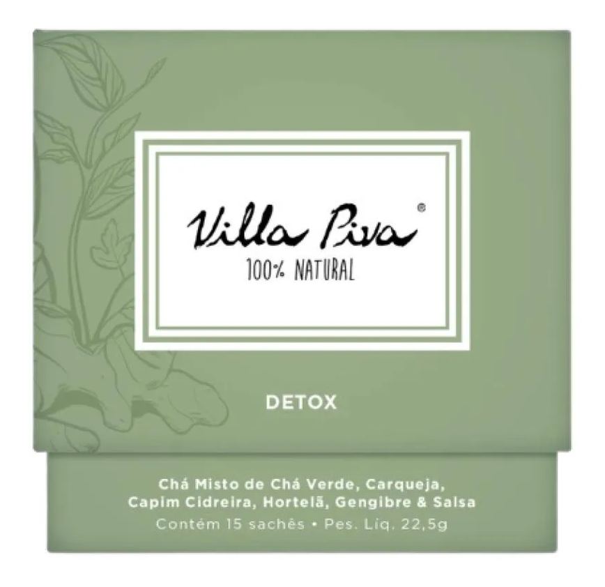 Kit 2x: Chá Misto Detox Villa Piva 15 Sachês