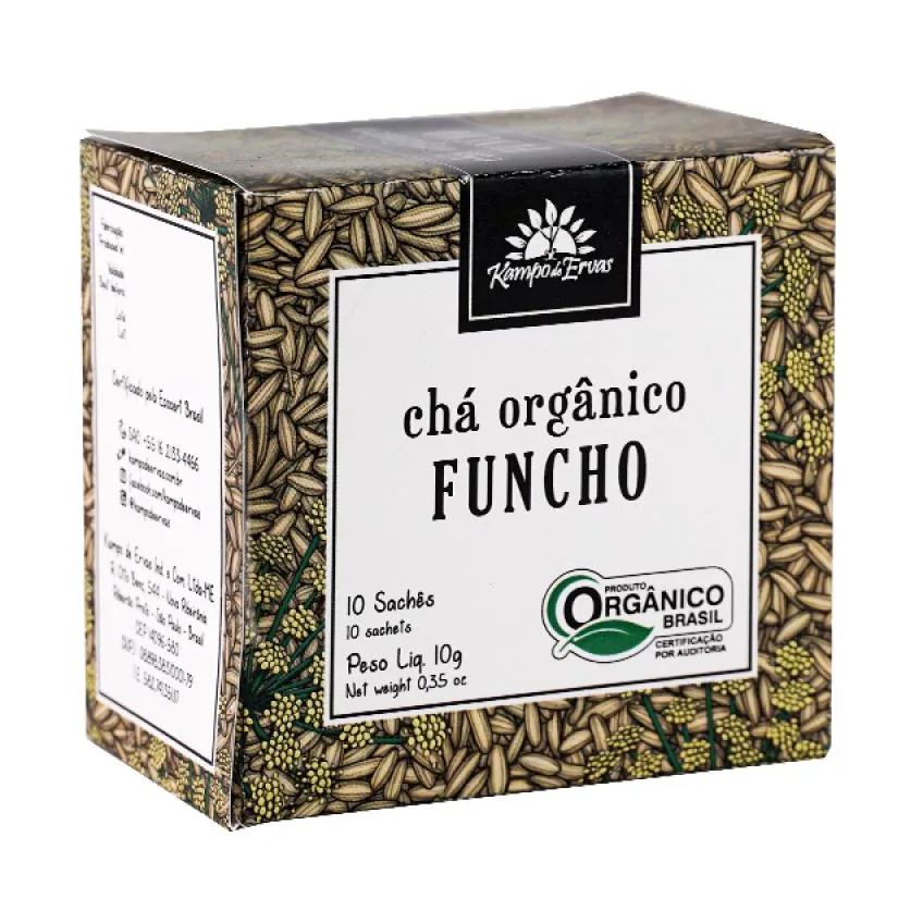 Kit 2x: Chá de Funcho Orgânico Kampo de Ervas 10 Sachês