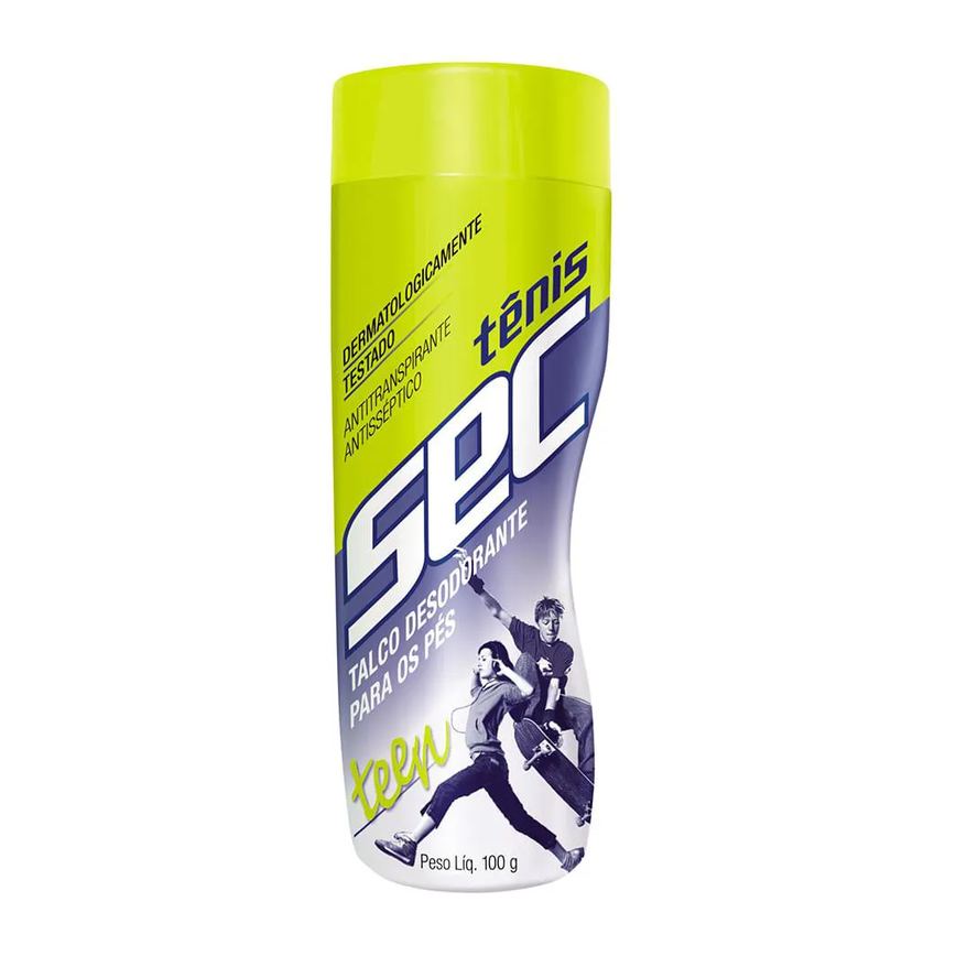 Talco Tênis Sec Teen 100g