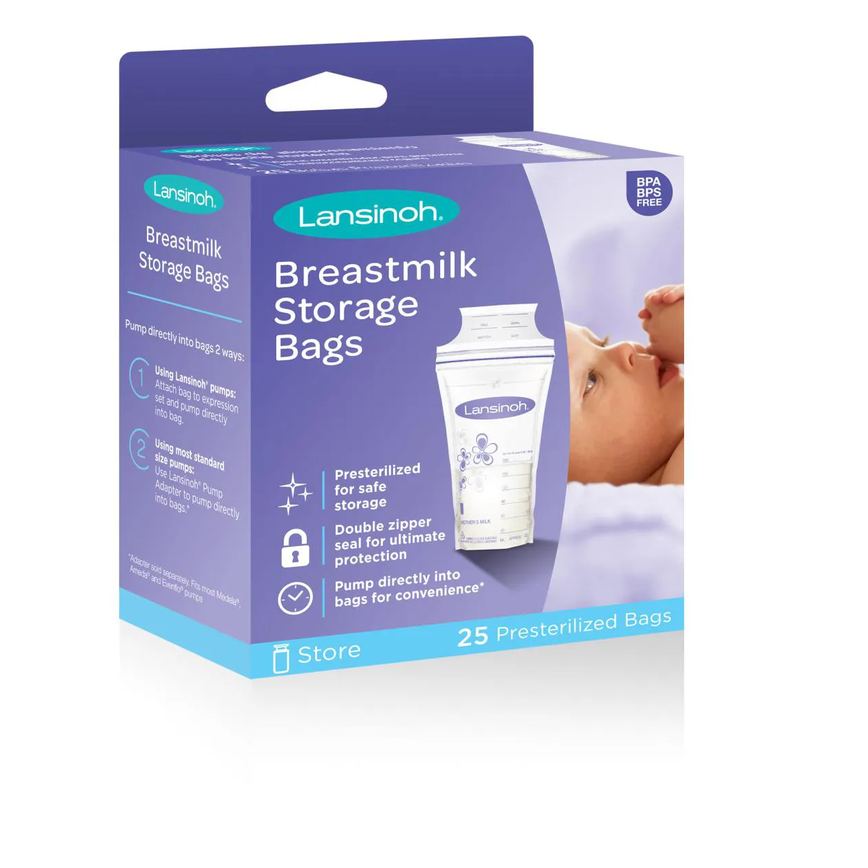 Sacos de Armazenamento de Leite Lansinoh C/ 25 unidades