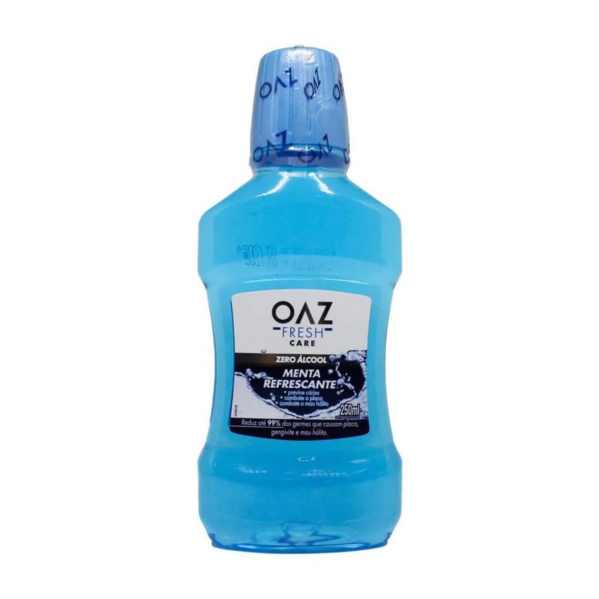 Enxaguante Bucal Oaz Fresh 250ml Menta Refrescante Eurofarma