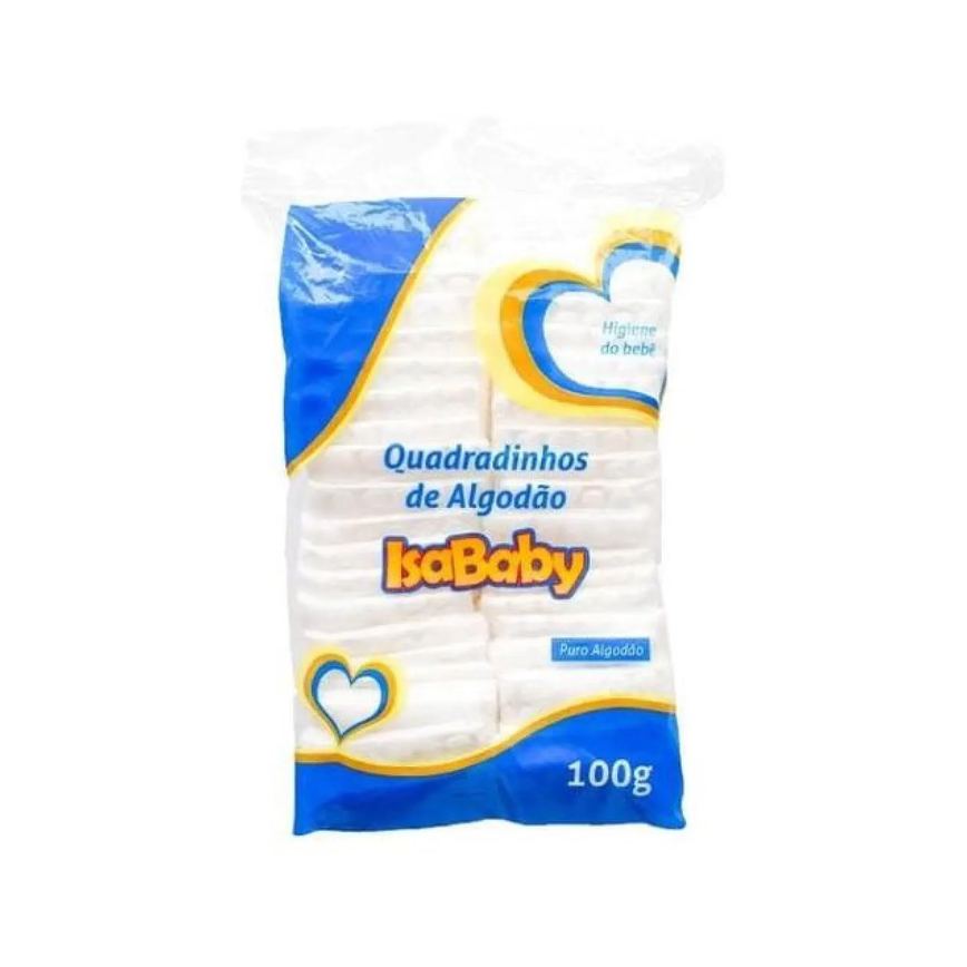 Algodão Quadradinhos Isababy 100g