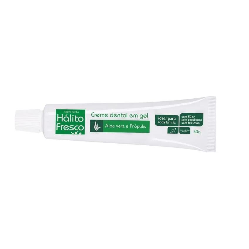 Creme Dental Abelha Rainha Hálito Fresco Aloe Vera e Própolis 50g