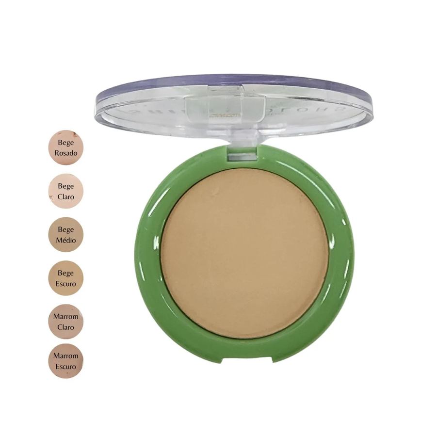 Pó Compacto Bege Claro com Fps 15 Shine Colors Abelha Rainha 10g