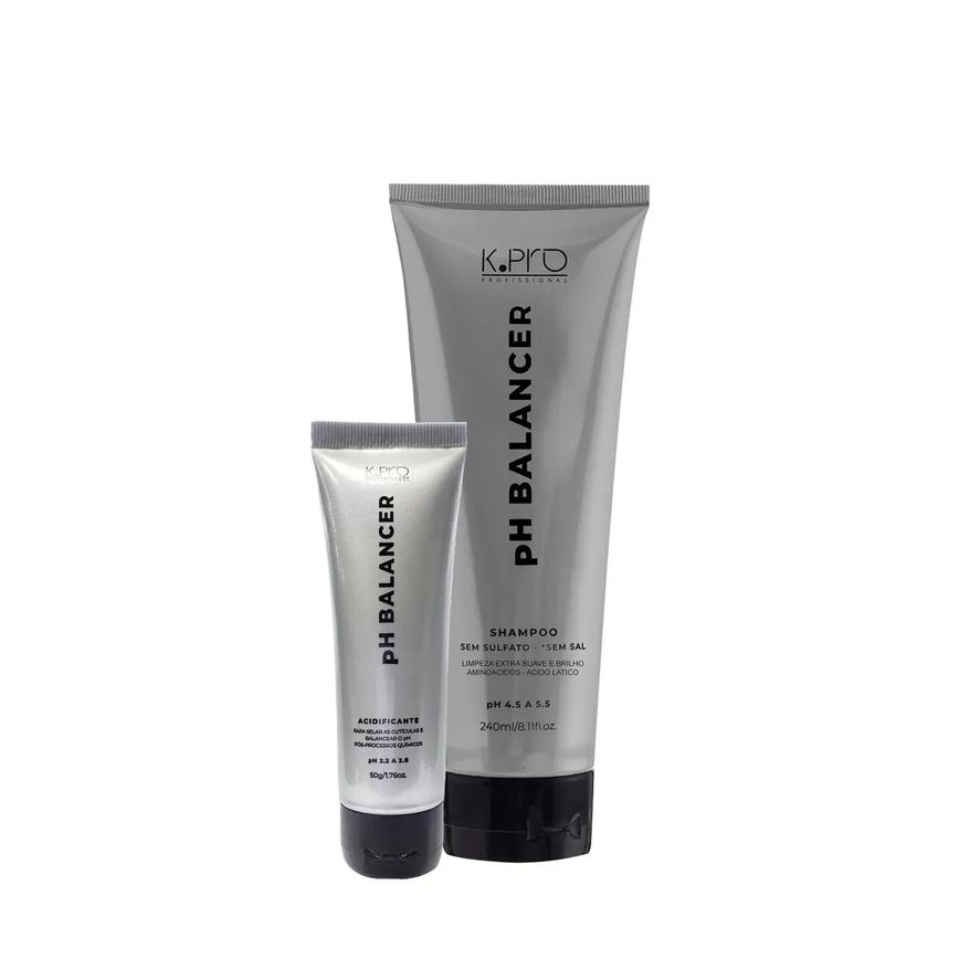 Kit K.pro Ph Balancer Shampoo e Acidificante Pequeno (2 Produtos)