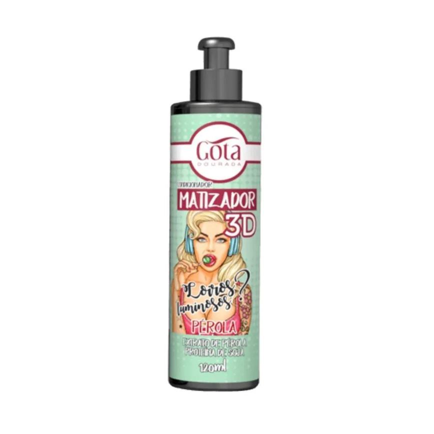Condicionador Matizador 3d Perola 120ml - Gota Dourada