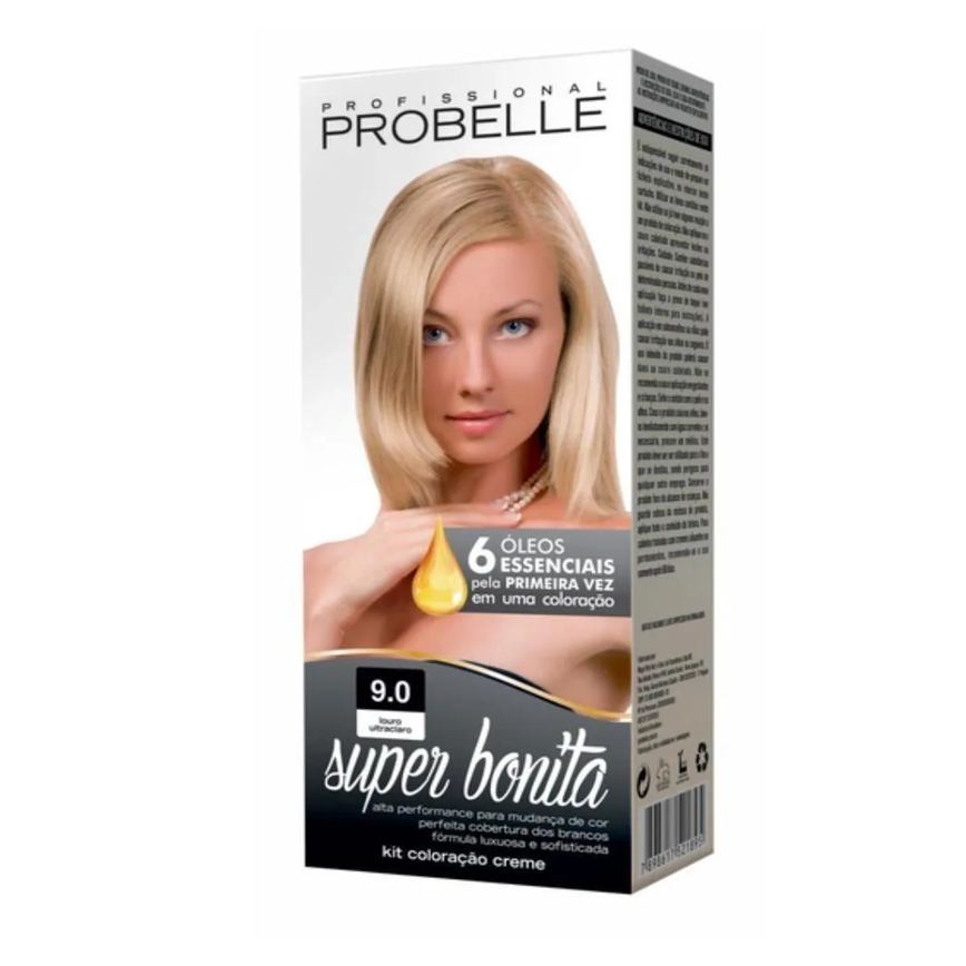 Tintura Probelle Super Bonita 9.0 Louro Ultraclaro