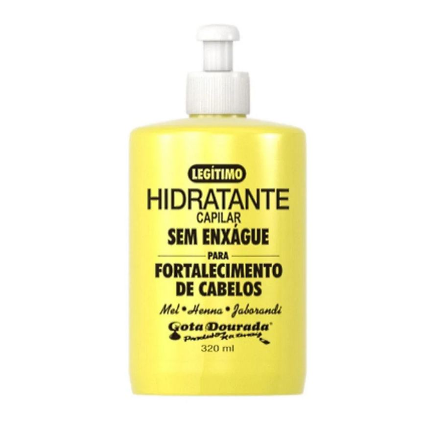 Creme de Pentear Gota Dourada Fortalecimento Legitimo 320ml