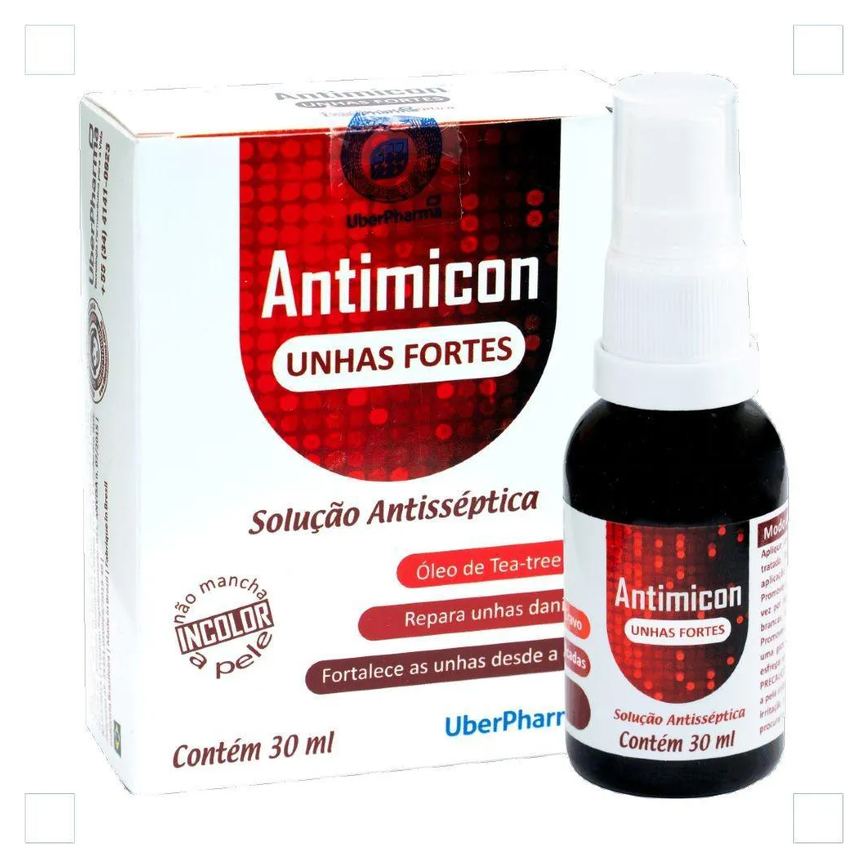 Antimicon Solucao Spray Antimicoses Unhas 30ml Uberpharma