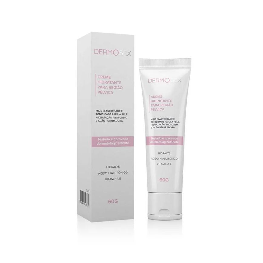 Creme Hidratante Intimo com Ácido Hialurônico e Vitamina e Região Pélvica 60g