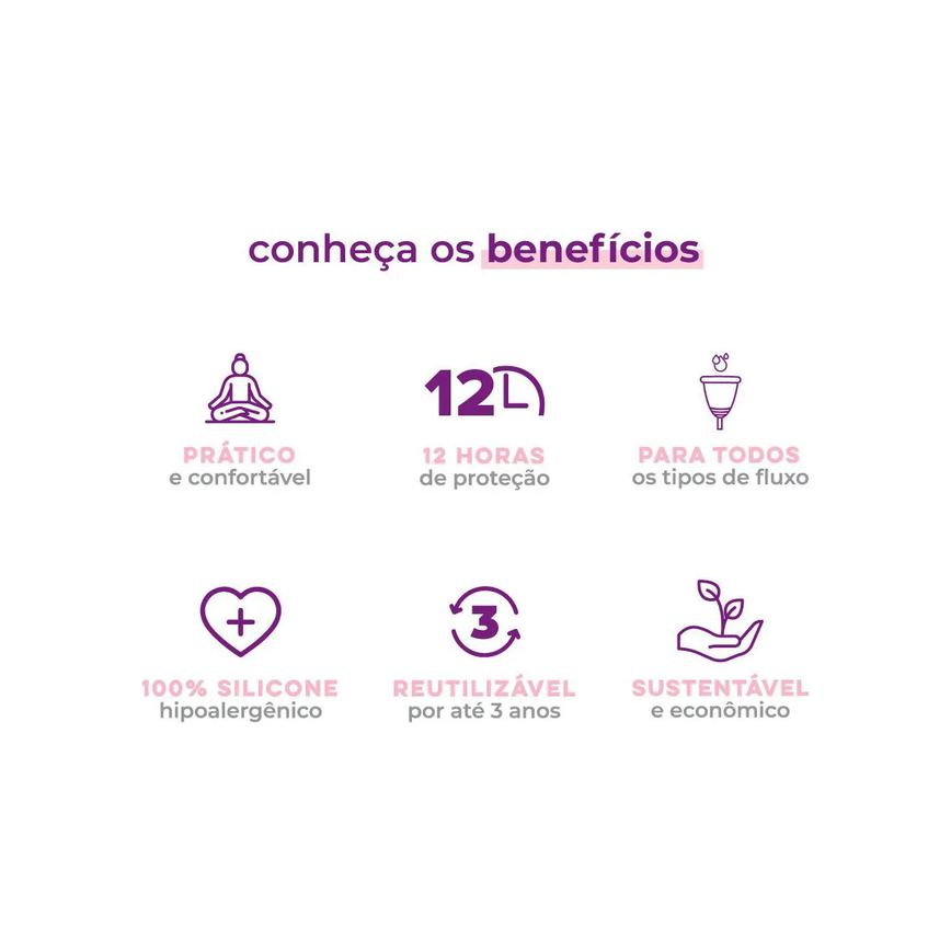 Coletor Menstrual Inciclo - B + Cápsula Esterilizadora Inciclo B (de 20 A 29 Anos E Sem Filhos)