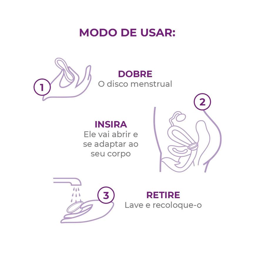 Kit Coletor B+ Disco Menstrual + Cápsula Inciclo B (de 20 A 29 Anos E Sem Filhos)