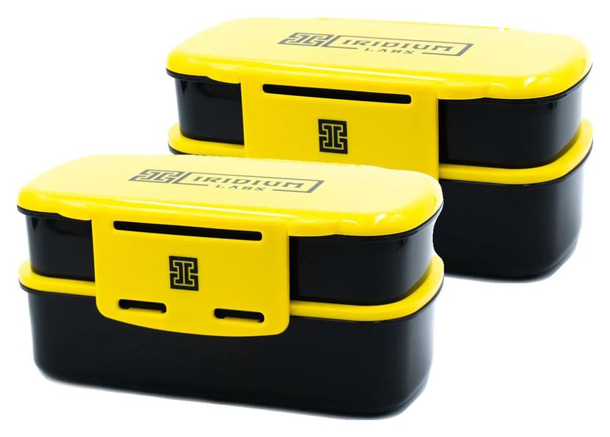 Kit 2x Marmiteira Lancheira 1.93l - Iridium Labs Amarelo