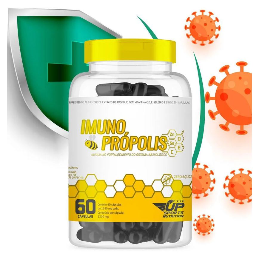 Imuno Própolis 1650mg Mais Imunidade com 60 cápsulas