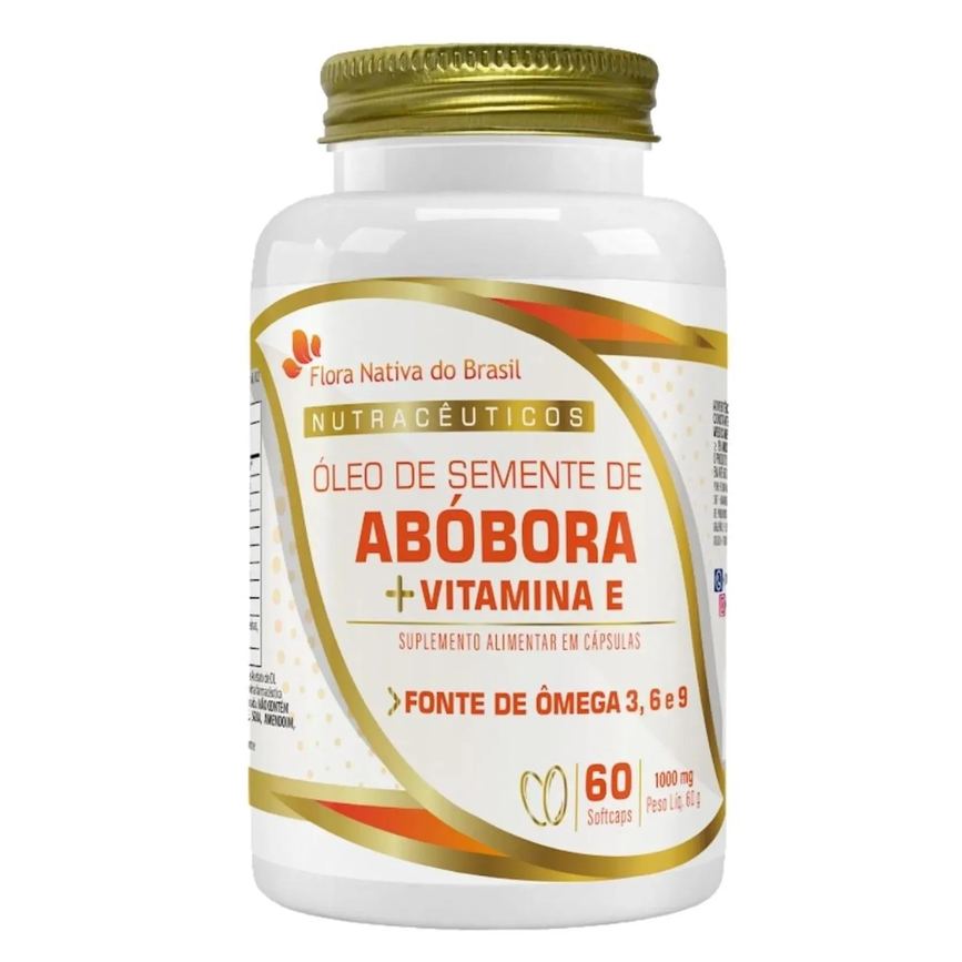 Óleo de Semente de Abóbora 1000mg 60 cápsulas - Flora Nativa