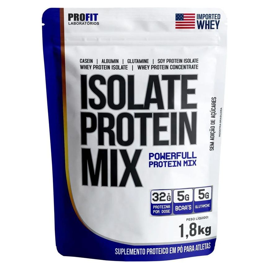 Whey Protein Isolado Profit Isolate Protein MixRefil Cookies And Cream 1,8kg