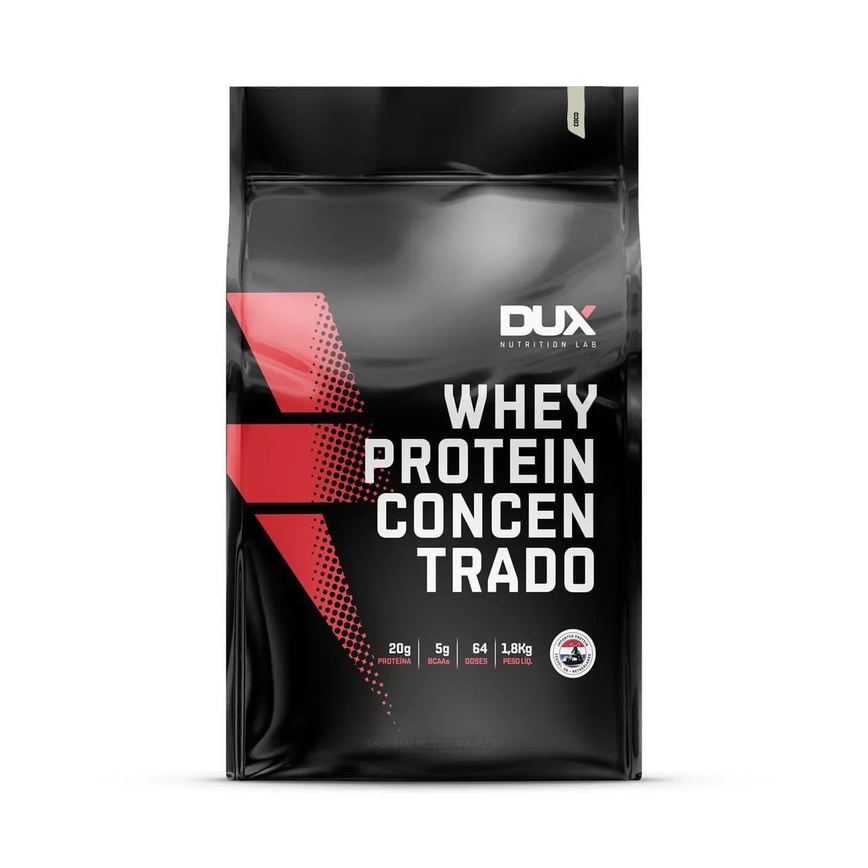 Whey Protein Concentrado - 1800G Refil Coco - Dux Nutrition