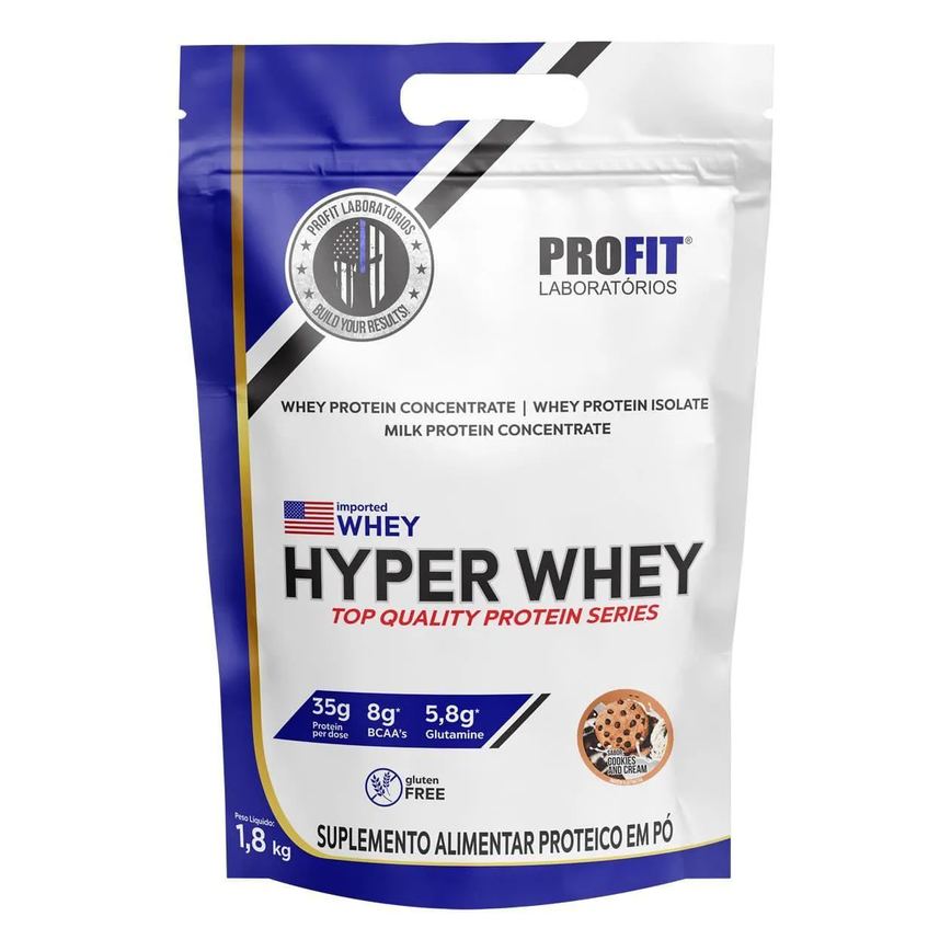 Hyper Whey - 1800G Refil Cookies And Cream - Profit