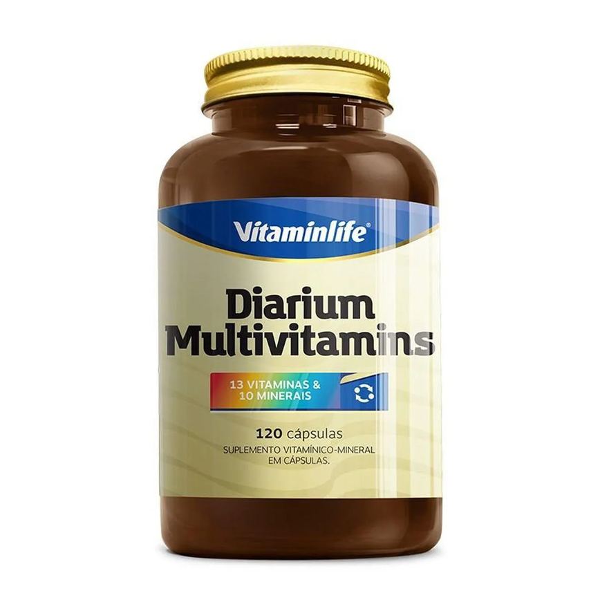 Diarium Multivitamínico - 120 Cápsulas - Vitaminlife