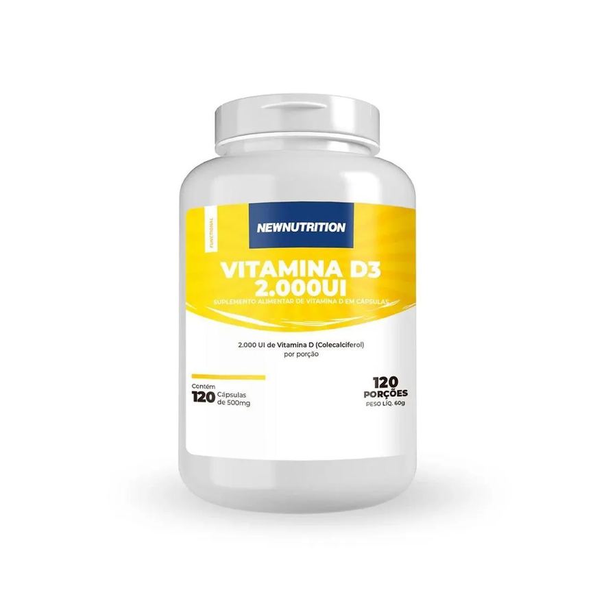 Vitamina D 2000Ui - 120 Softgels - Newnutrition
