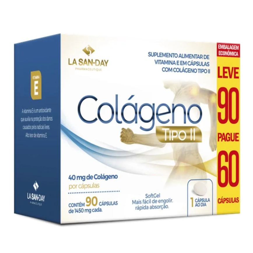 Suplemento Colágeno Tipo Ii com 90caps - La San-day