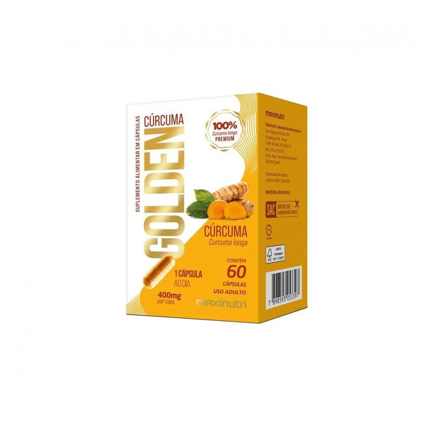 Cúrcuma Golden (60 Cápsulas) - Padrão: Único