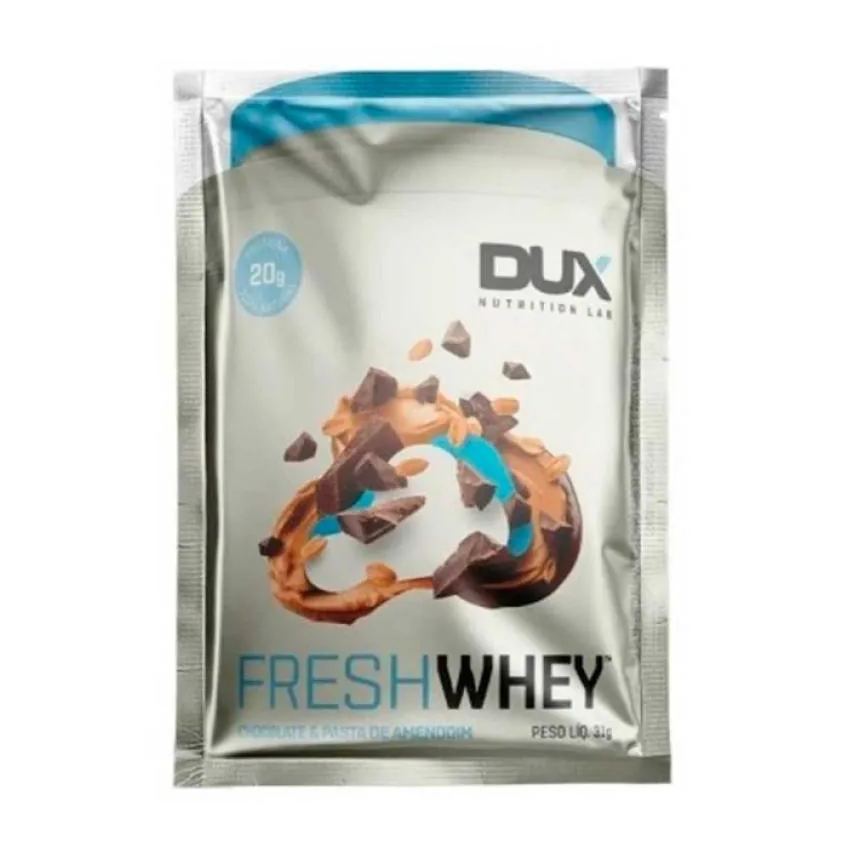 Whey Protein Dux Nutrition Fresh Whey Chocolate & Pasta de Amendoim Sachê 31g